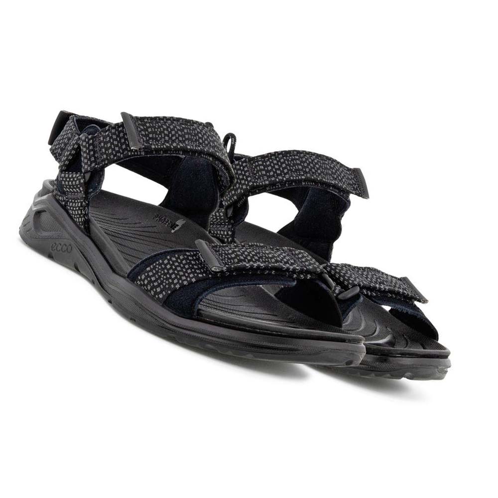 Men's Ecco X-trinsic 3s Waters Sandals Black | Canada 591ZUT